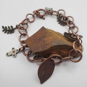 Witchy‎ bohemian woodland charm bracelet B0433